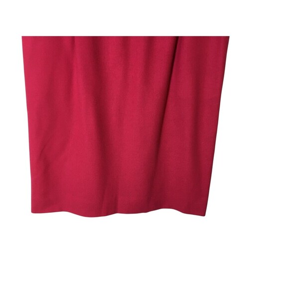 Pendleton Skirt Women's Size 12 Petite Red Stretch Waist Knee Length - Picture 4 of 7